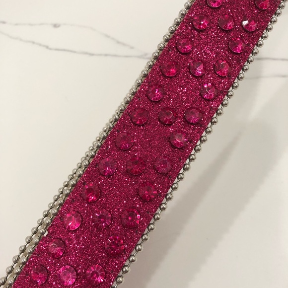 BKE Pink Rhinestone Belt - Picture 2 of 5